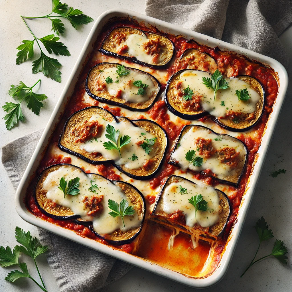 Eggplant Lasagna Sliders – keto comfort dinner
