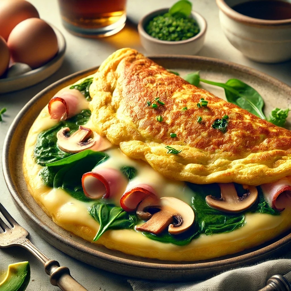 Keto Omelette - Fluffy & Delicious