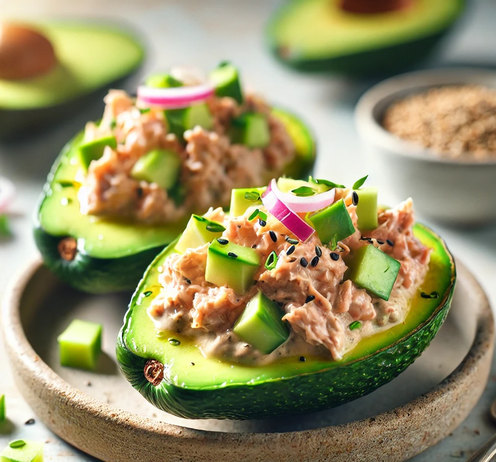 Keto Tuna Avocado Boats – creamy, clean, satisfying