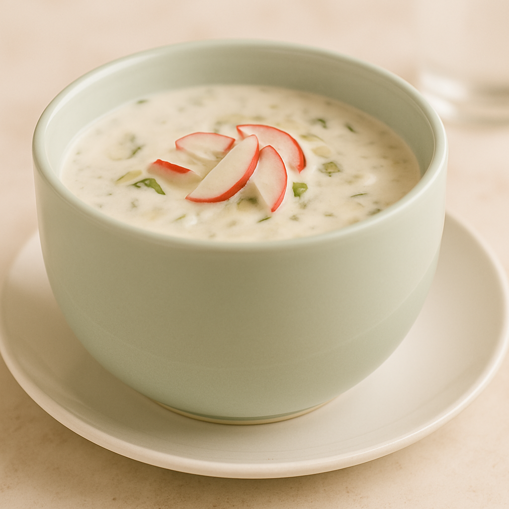 Cold Yogurt Soup – keto cooling comfort food