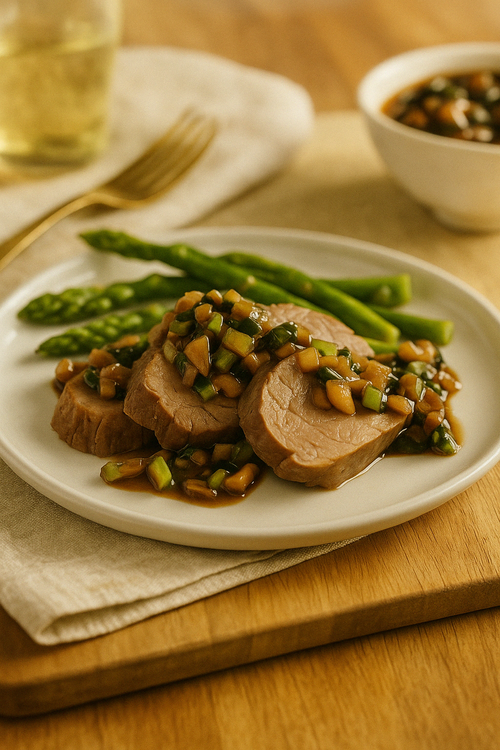 Keto Pork Tenderloin with Sherry-Mushroom Sauce